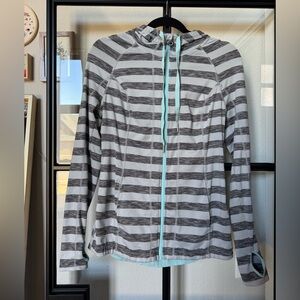 Lukka Striped Active Hoodie Jacket